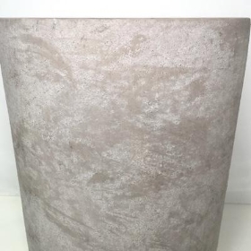 Grey Stone Cylinder Pot 38cm