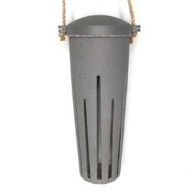 Grey Straw Peanut Feeder 25cm