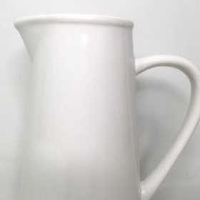 White Ceramic Jug 26cm