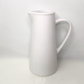 White Ceramic Jug 26cm
