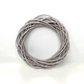 Grey Wicker Ring 25cm