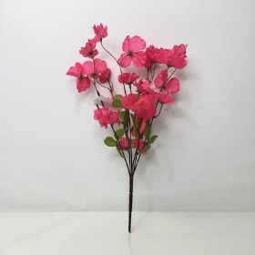 Cerise Pink Cherry Blossom Bush 37cm