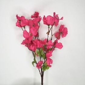 Cerise Pink Cherry Blossom Bush 37cm