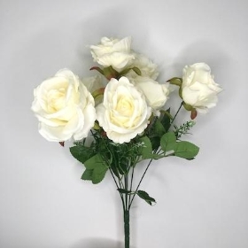 Ivory Rose And Gyp Bush 43cm