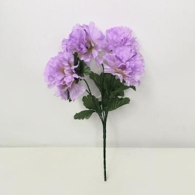 Lilac Carnation Bush 32 cm