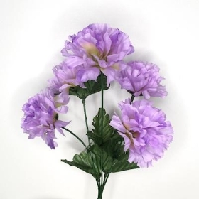 Lilac Carnation Bush 32 cm