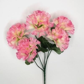 Pink Carnation Bush 32 cm