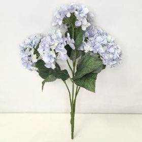 Light Blue Hydrangea Bush 41cm