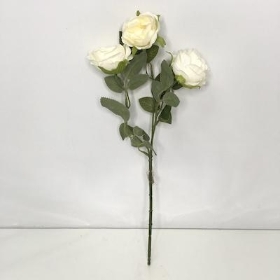 Cream Spray Rose 40cm