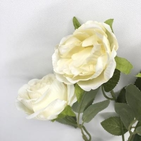 Cream Spray Rose 40cm