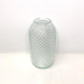 Clear Glass Studio Vase 20cm