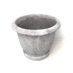 Grey Stone Urn Planter 14cm