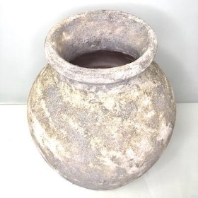 Grey Aged Stone Pot 50cm