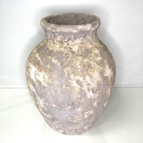 Grey Aged Stone Pot 50cm