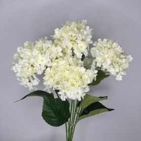 Cream Fluffy Hydrangea 50cm