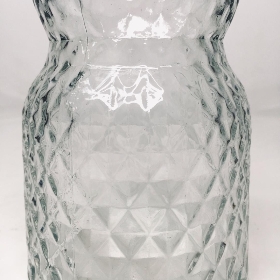 Clear Glass Meadow Vase 14cm