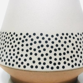 Short Dotty Bamboo Vase 18cm