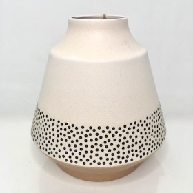 Short Dotty Bamboo Vase 18cm