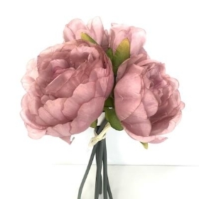 Vintage Mauve Peony Bundle 28cm