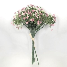Vintage Pink Gyp Bud Bundle 30cm