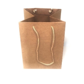 Kraft Hand Tie Bag 25cm