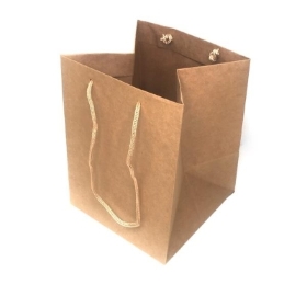 Kraft Hand Tie Bag 25cm