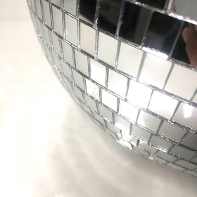 Silver Disco Ball 30cm