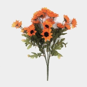 Orange Mini Sunflower Bush 42cm