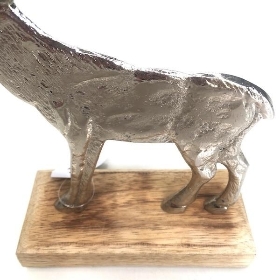Standing Metal Reindeer 18cm