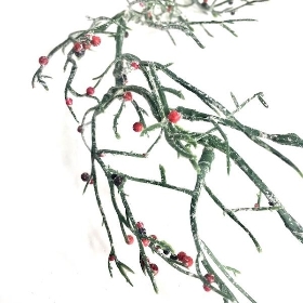 White Green Twig Garland 130cm