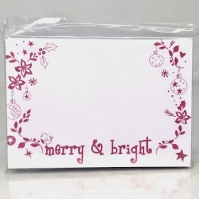 Merry & Bright Small Florist Cards