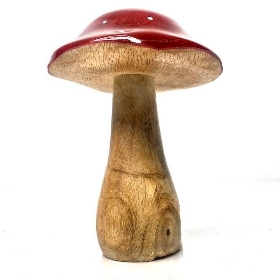 Wooden Toadstool 13cm