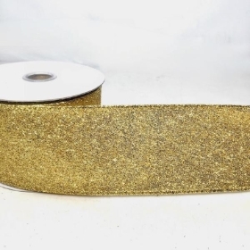 Gold Sparkle Ribbon 63mm