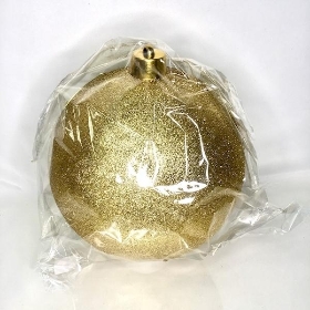 Gold Glitter Bauble 30cm