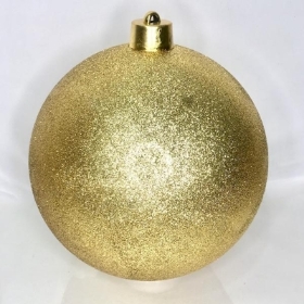 Gold Glitter Bauble 30cm