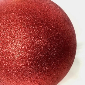 Red Glitter Bauble 30cm