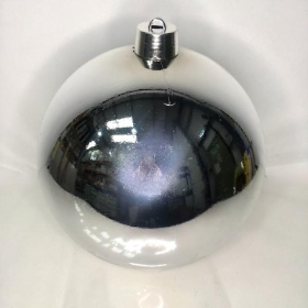 Silver Shiny Bauble 30cm