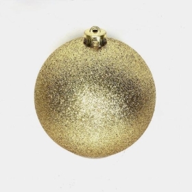 Gold Glitter Bauble 15cm