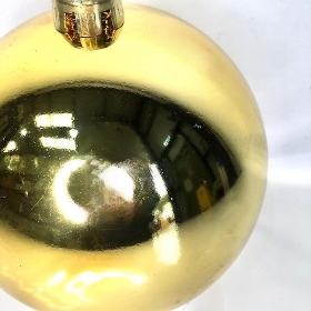 Gold Shiny Bauble 15cm