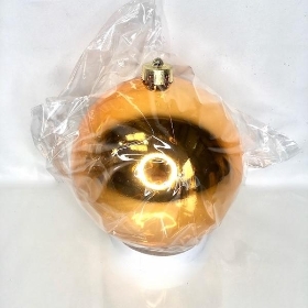 Copper Shiny Bauble 15cm