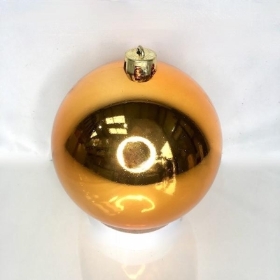 Copper Shiny Bauble 15cm