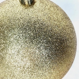 Gold Glitter Bauble 20cm