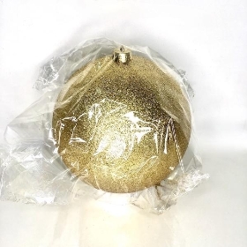 Gold Glitter Bauble 20cm