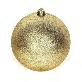 Gold Glitter Bauble 20cm