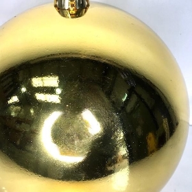Gold Shiny Bauble 20cm