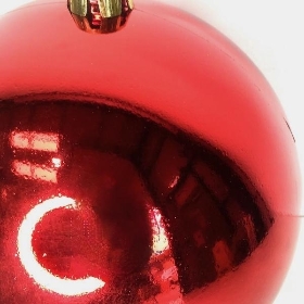 Red Shiny Bauble 20cm