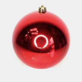 Red Shiny Bauble 20cm