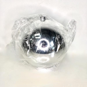 Silver Shiny Bauble 20cm