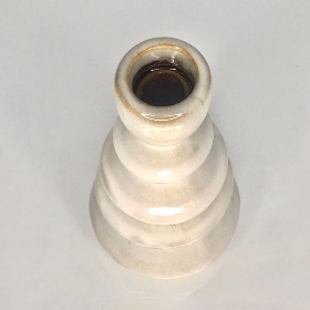 Mottled Ceramic Taper Candle Holder 17cm
