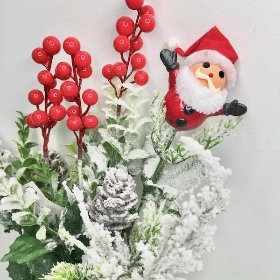 Snowy Christmas Bush Santa 50cm